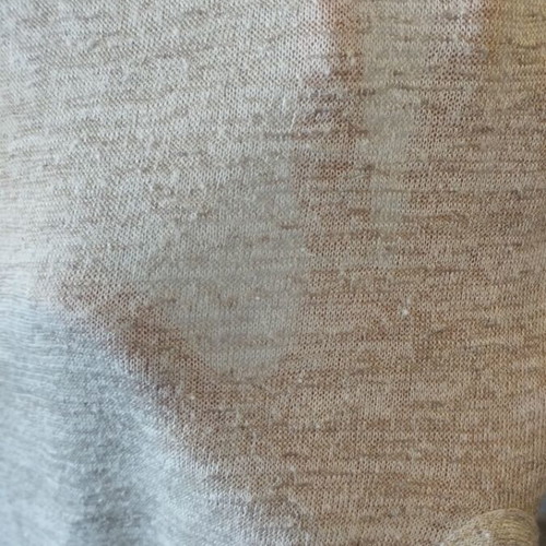 Women's beige blouse one size like new, Greek made