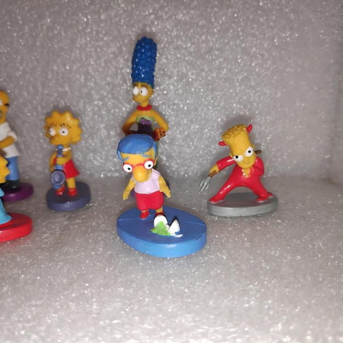 The Simpsons collectible figures set of 8, like new