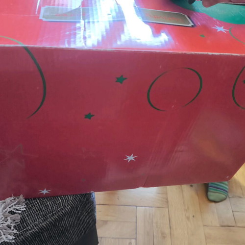 Christmas nativity set new with box and figures