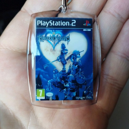 Kingdom Hearts PS2 Keychain new, acrylic