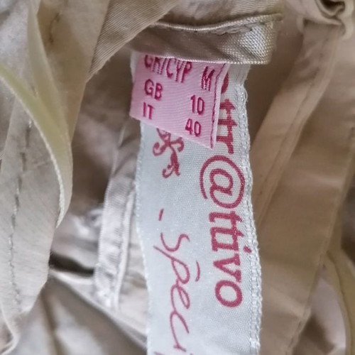Μίνι φόρεμα Attrattivo μεταχειρισμένο, μέγεθος Medium, μπεζ
