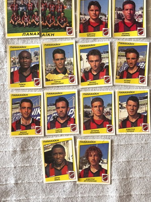 Panachaiki Panini stickers used, Greek Championship 1998 pack