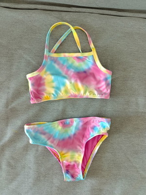 Бикини LC Waikiki многоцветно с tie-dye дизайн размер 5-6 години като ново