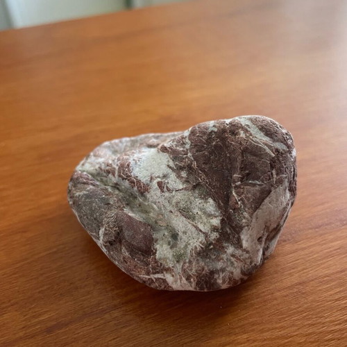 Red jasper with quartz veins natural stone new