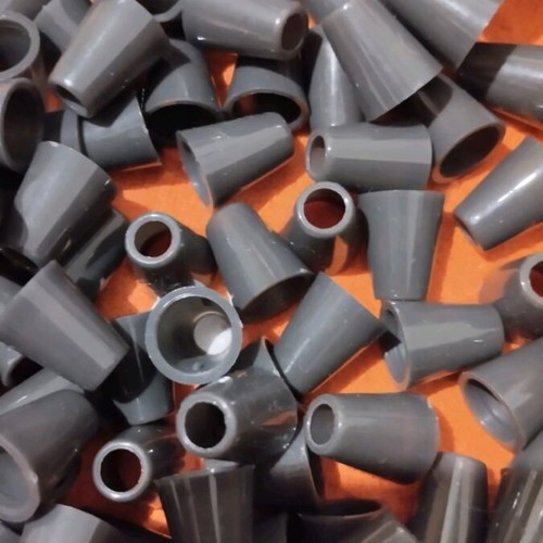 Cord end caps new, 50 pieces, graphite color