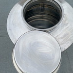 Stainless Steel Tank 100L like new with tap and inox base