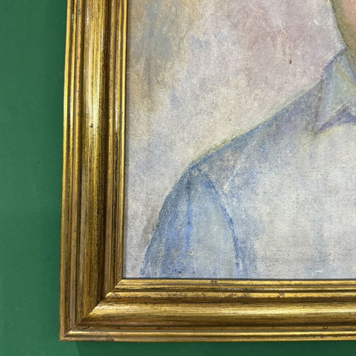 Προσωπογραφία Ηλέκτρα Σταυρούδη Παντελάκη μεταχειρισμένη, σε κορνίζα