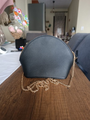 Bershka black evening shoulder bag