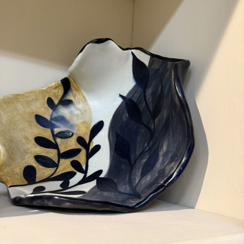 Handmade ceramic fruit bowl new