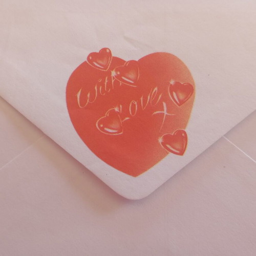 Love vintage envelope and letter sheet like new