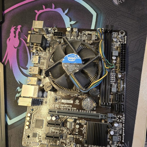 Intel Core i5 6400 and Gigabyte H110M motherboard set like new