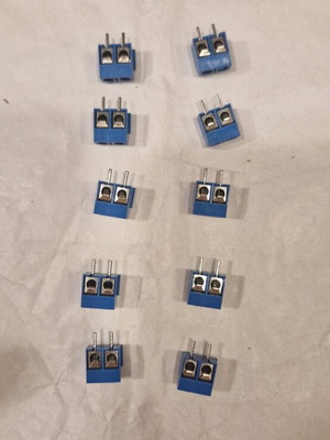 Βιδωτές κλέμες πλακέτας PCB 2 pin σετ 40 τεμάχια καινούργιες