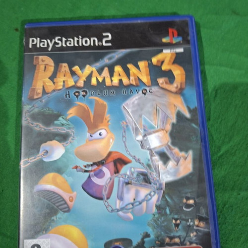 Rayman 3 PlayStation 2 game like new with box and manual