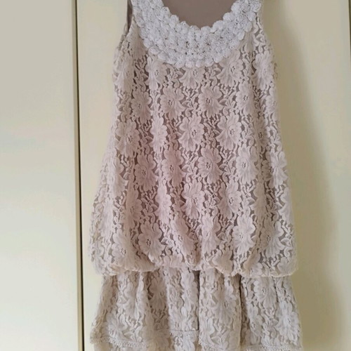 Molly Bracken mini dress like new, beige, size M