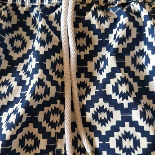 Sea You Soon swimwear used, size Large, white and blue