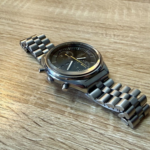 Seiko Vintage Chronograph Jumbo 6138-3003 like new, black