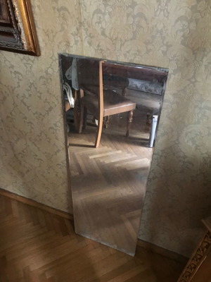 Mirror used 120 x 42 cm, retro vintage decoration