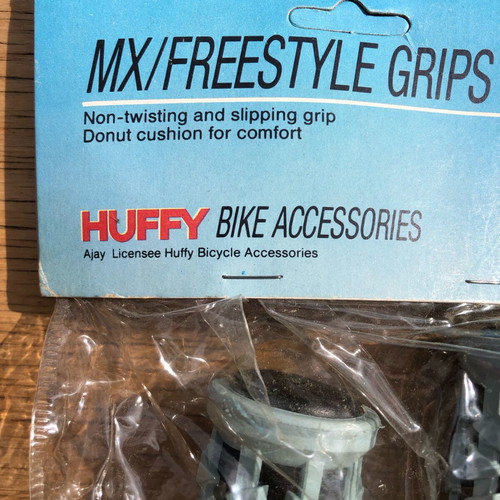 Huffy gray grips for BMX bike (MX/Freestyle) new