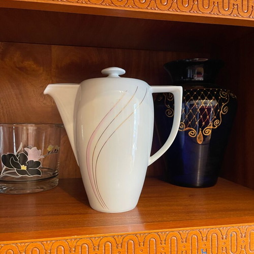 Art Deco German porcelain teapot like new vintage