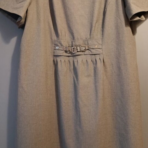 Tahari by Arthur S. Levine plus size grey shift dress