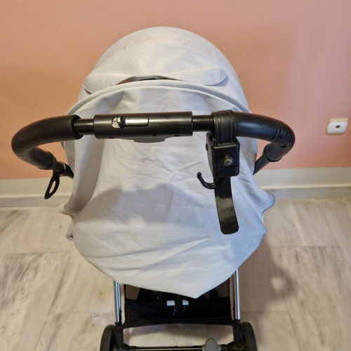 Baby stroller used, lightweight, foldable with rain cover