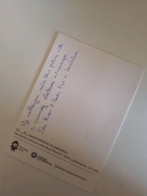 Card postal like new
