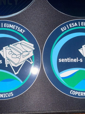 Sentinel-5 ESA collectible stickers new