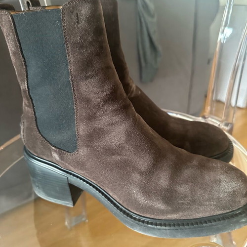 Μπότες Tod’s Chelsea από καφέ σουέντ σαν καινούργιες, μέγεθος 40