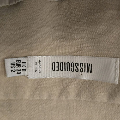 Dress jacket with cut-out beige like new, size S