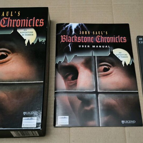 John Saul's Blackstone Chronicles PC CD-ROM like new, Big Box
