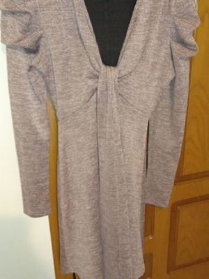 Angel Eye London dress with puff sleeves, like new, size S, pink