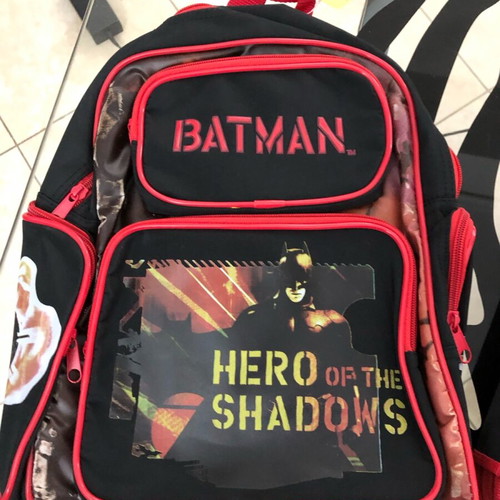 Batman Dark Knight Hero of the Shadows set of 2 school backpack and pencil case new