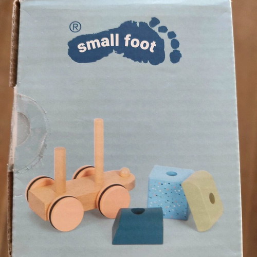 Wooden Small Foot train new, 12m+ in packaging
