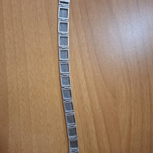 Silver 925 bracelet refurbished with patina