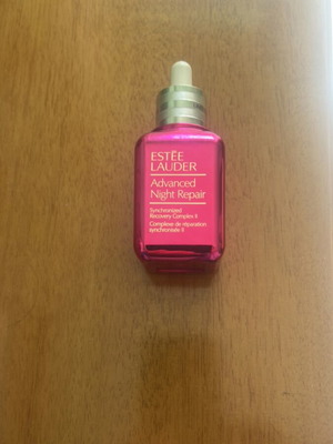 Estee Lauder Advanced Night Repair pink empty bottle like new with dropper