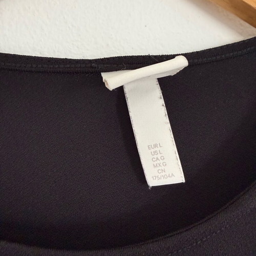Pencil midi dress H&M with waist cutout like new, black
