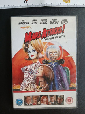 Mars Attacks DVD like new with Greek subtitles