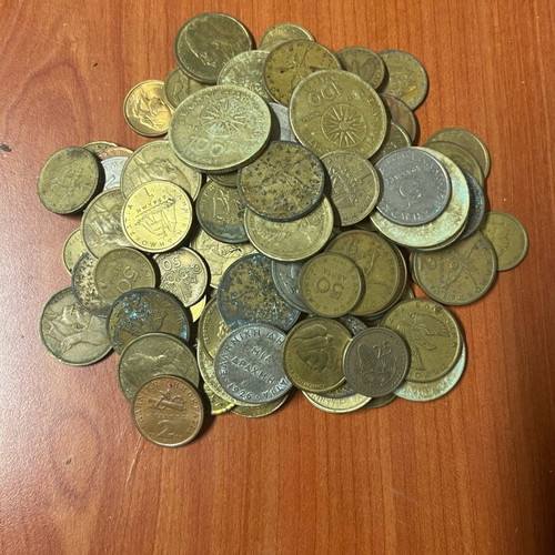 Διαφορά ελληνικά νομίσματα μεταχειρισμένα, πακέτο 100