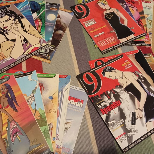 9 EnaTi Texni magazine set of 35 issues like new