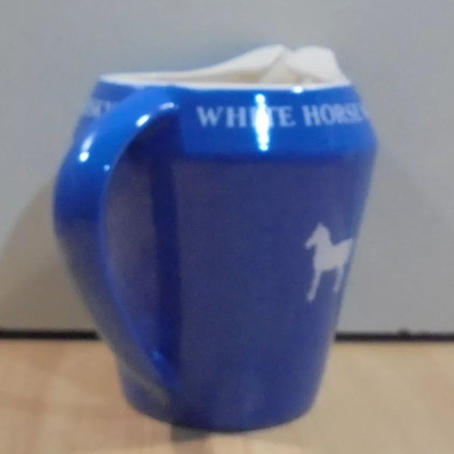 White Horse Scotch Whisky old promotional ceramic jug used