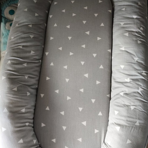 Baby nests used with Kikkaboo 3-in-1 pillow and Babymoov nursing pillow