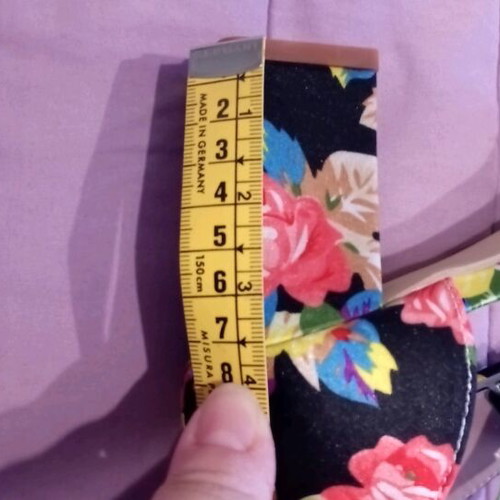 Shein floral sandals new, 7 cm heel, size 41