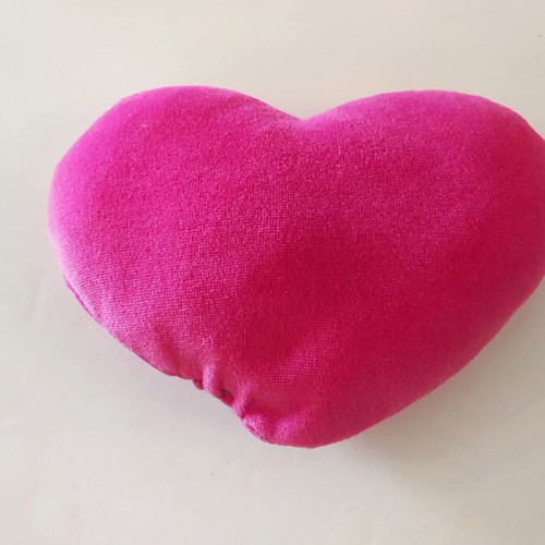 Tat Cat Heart pillow used