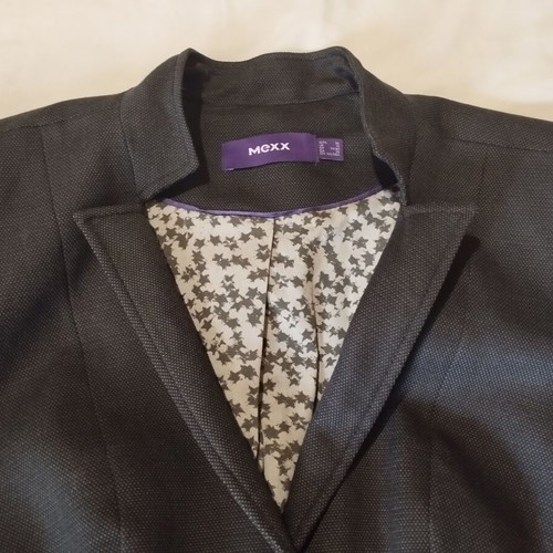 Mexx Mid-Length Jacket like new, gray-blue