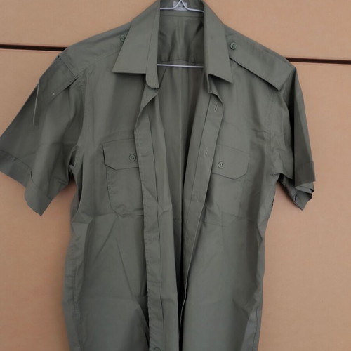 Military dress shirt short sleeve like new