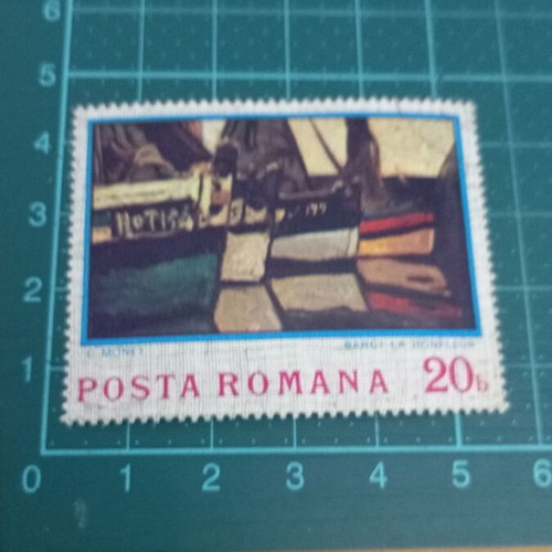 Romanian stamps 1974 like new, 100th anniversary of impressionism