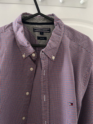 Tommy Hilfiger XL checkered shirt red blue white