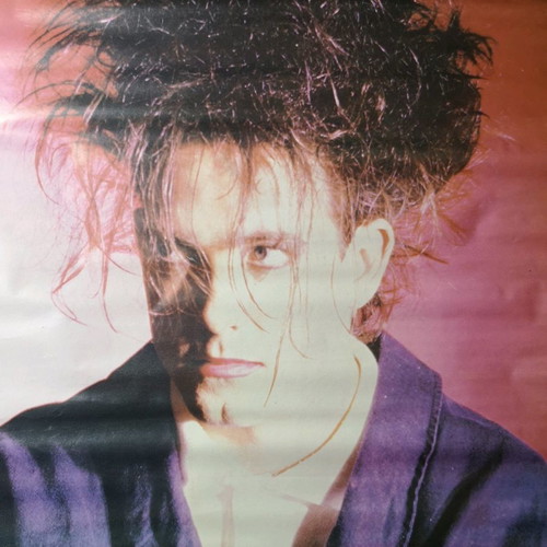 Robert Smith and Cyndi Lauper poster used from Pop Korn magazine