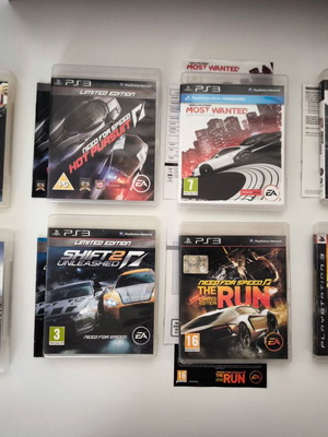 Need for Speed συλλογή παιχνιδιών PS3 μεταχειρισμένη, 8 τίτλοι
