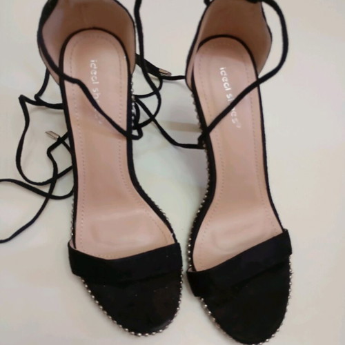 Black sandals size 41 new